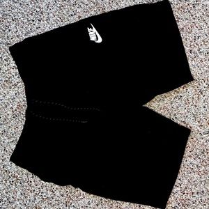 Black nike shorts with reflective drawstring